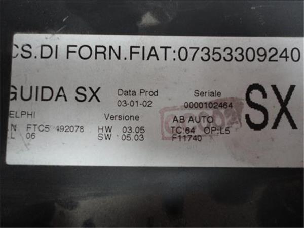 Alfa Romeo 147 (190)(2000->)