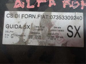 Alfa Romeo 147 (190)(2000->)