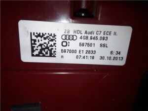 Audi A7 Sportback (4GA)(07.2010->)